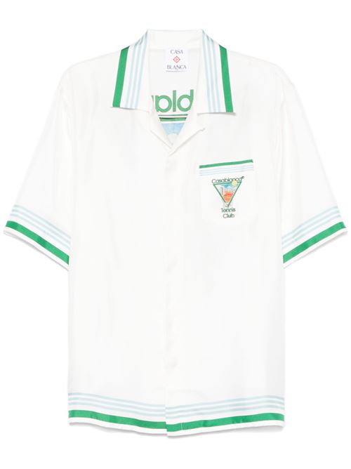 White green shirt CASABLANCA | UMPS25SH00308METAPHYSICAL TENNIS ICON